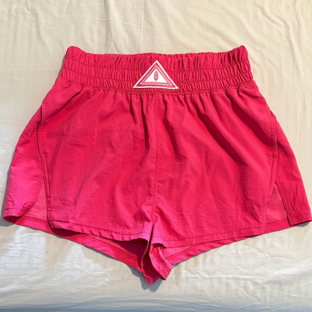 Women’s Hot Pink Elastic Waist Boxer Shorts